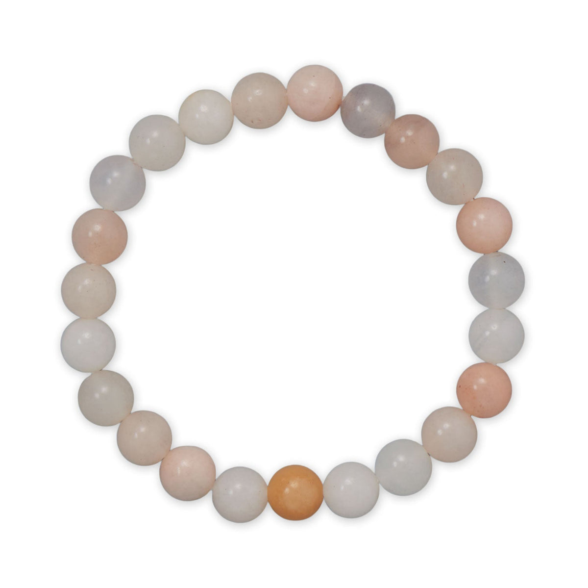 8mm Round Pink Aventurine Stone Stretch Bracelet