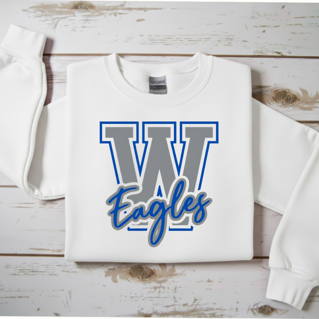 "Eagles" Initial Sweatshirt
