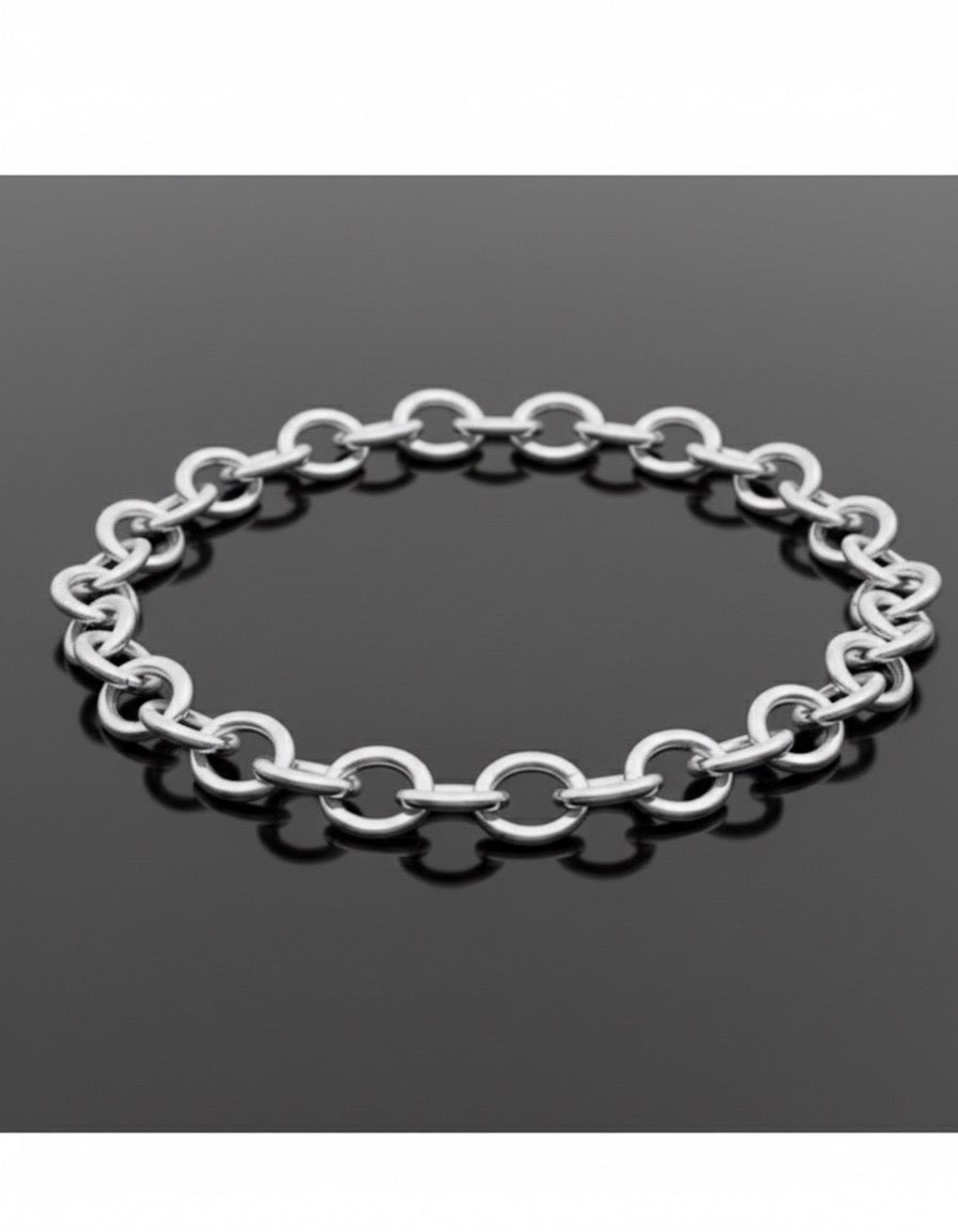 Rolo Link Charm Bracelet