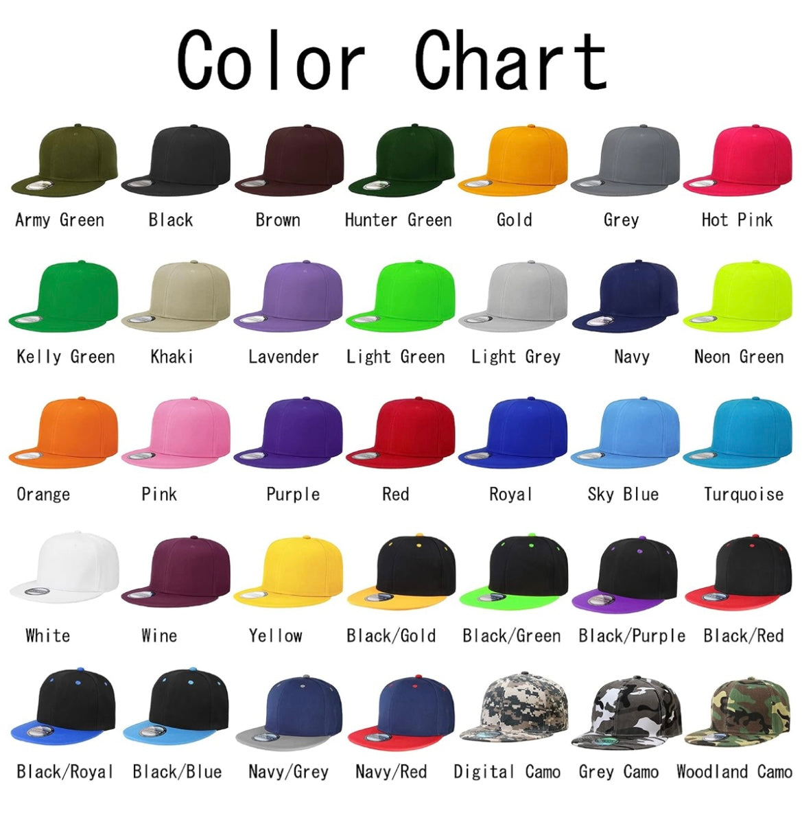 Custom Embroidered Hat Listing