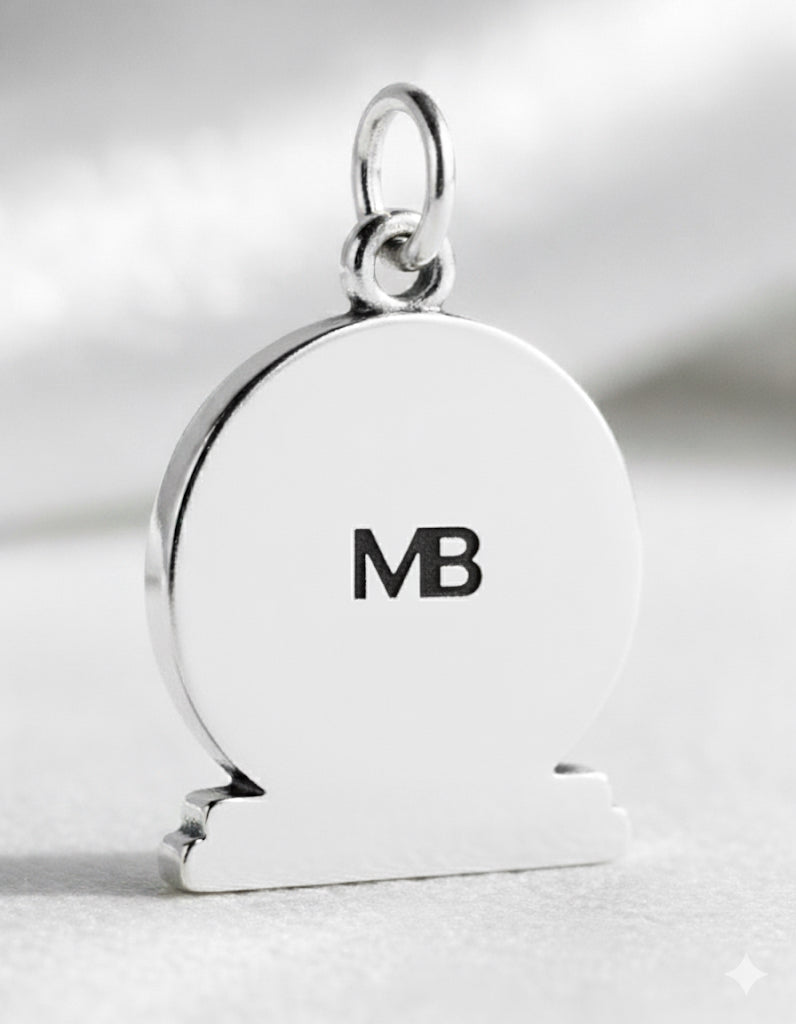 Enchanting Reindeer Snow Globe Charm