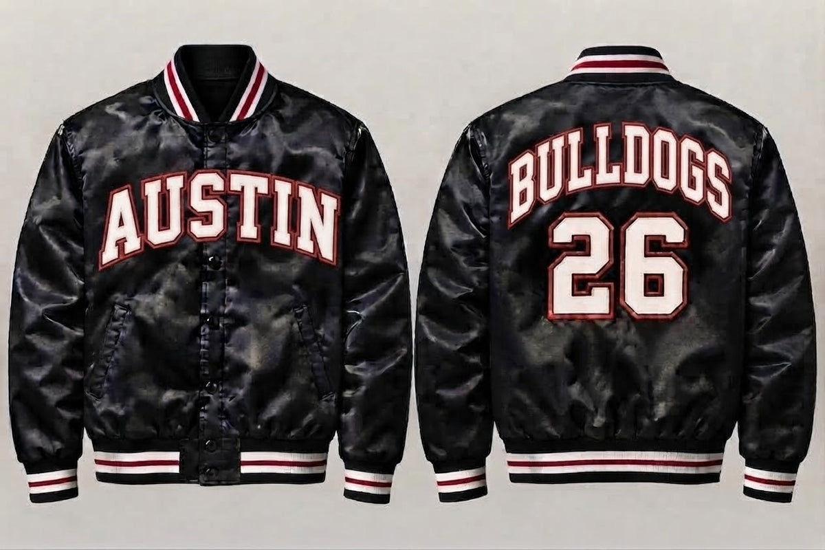 Custom Satin Bomber Jacket