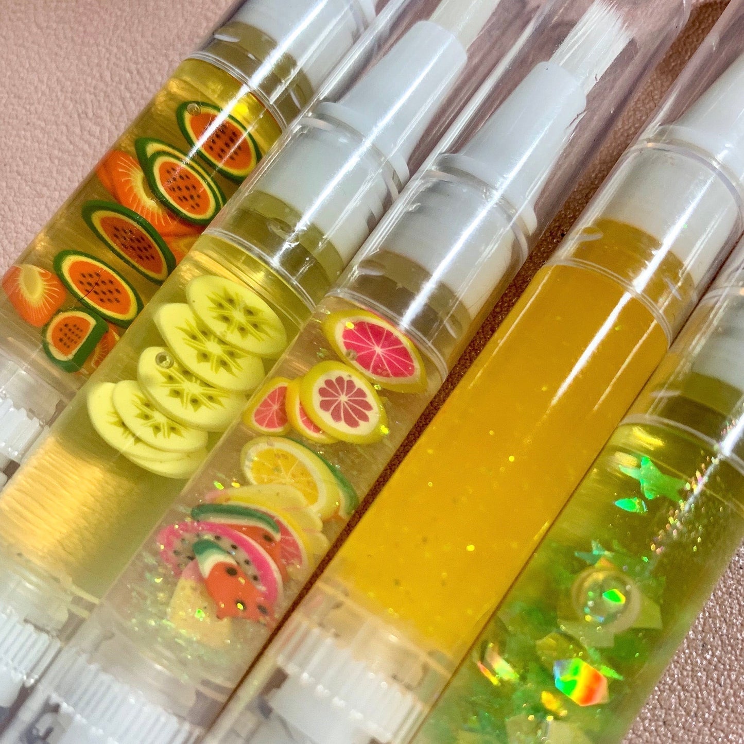 “Kiwi Chrome” Nail Set