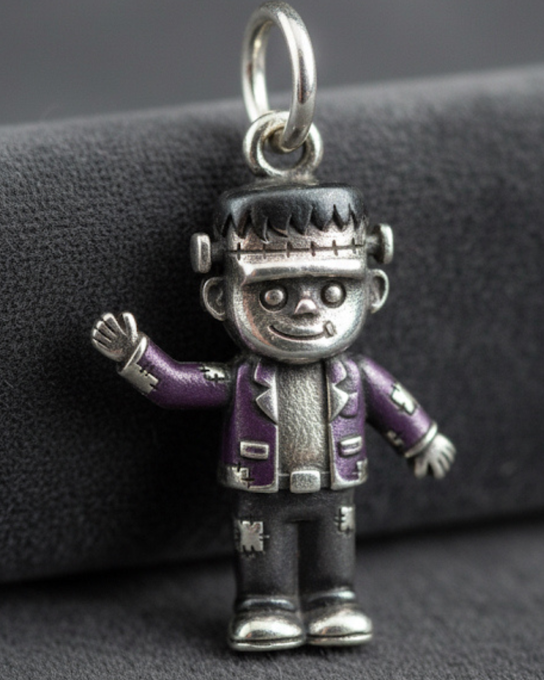 Adorable Little Frankenstein Monster Charm