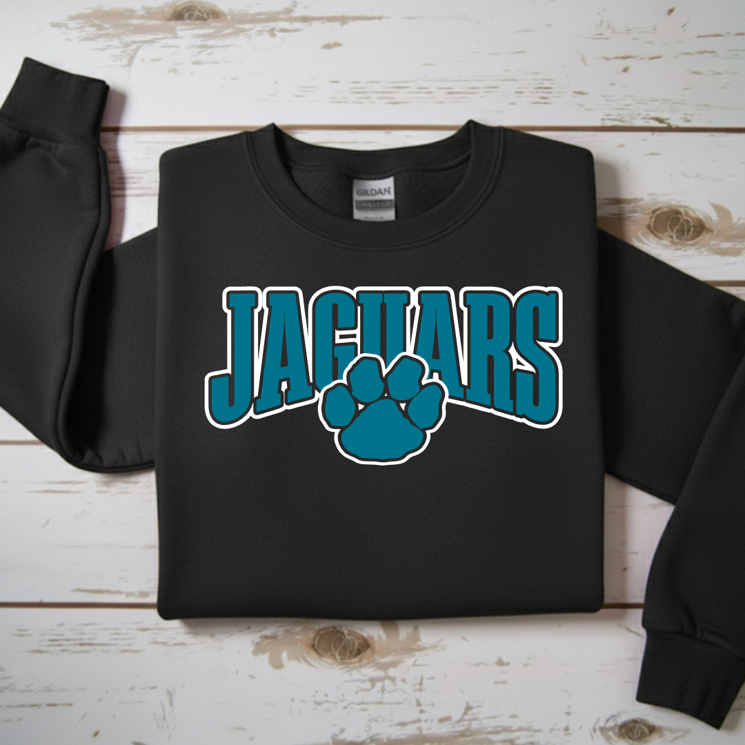 Jaguars with Print Crewneck Sweatshirt