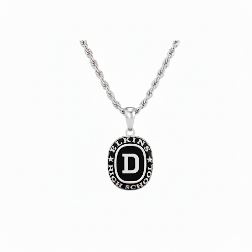 EHS Traditional Initial Class Necklace