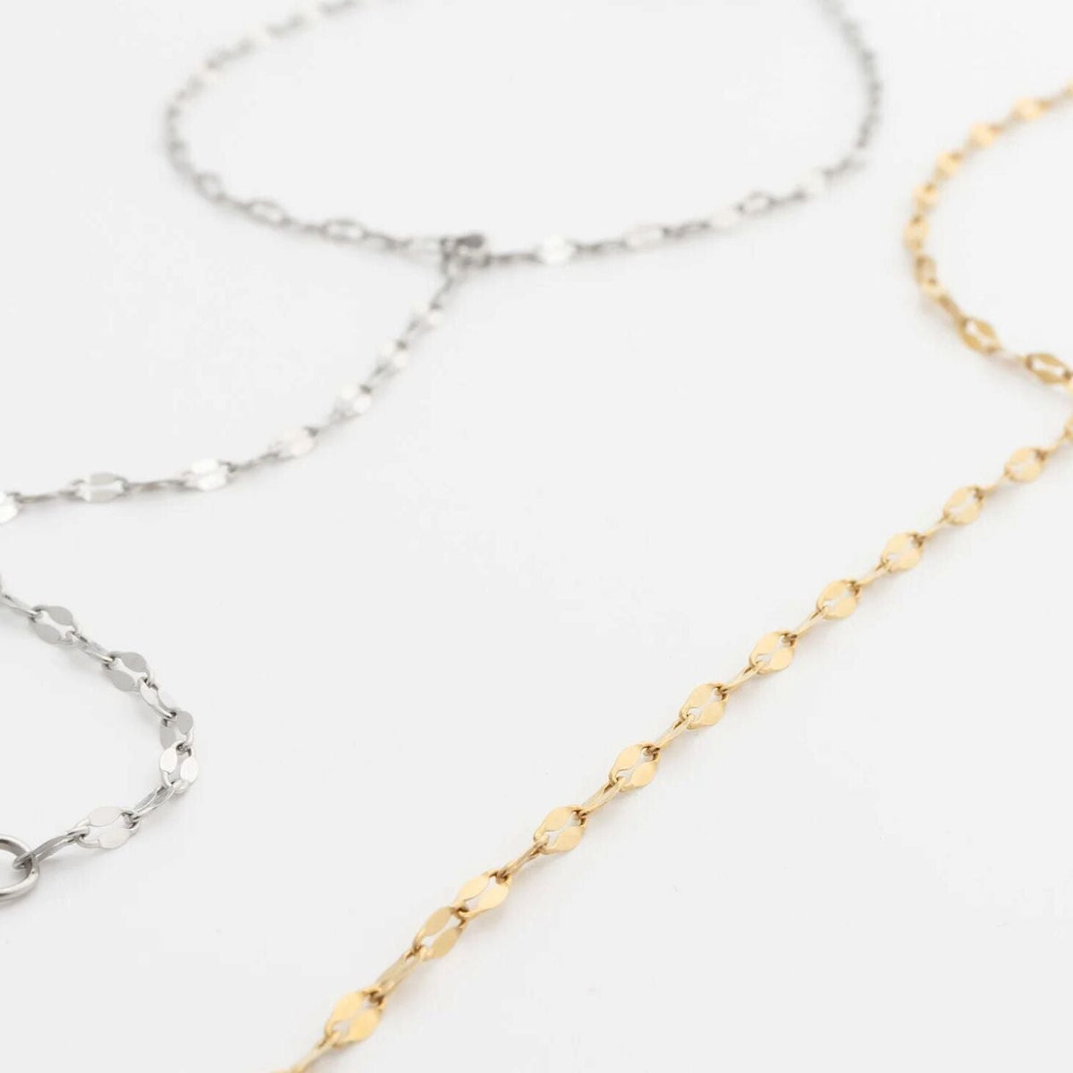 7.5" + 1" Stainless Steel Coffee Hand Chain