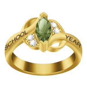 Promo Orchid Birthstone Class Ring