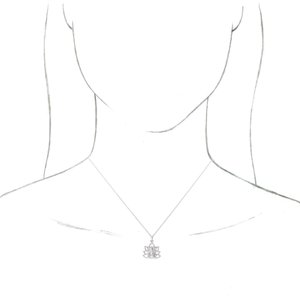 Platinum Ganesha 16-18" Necklace