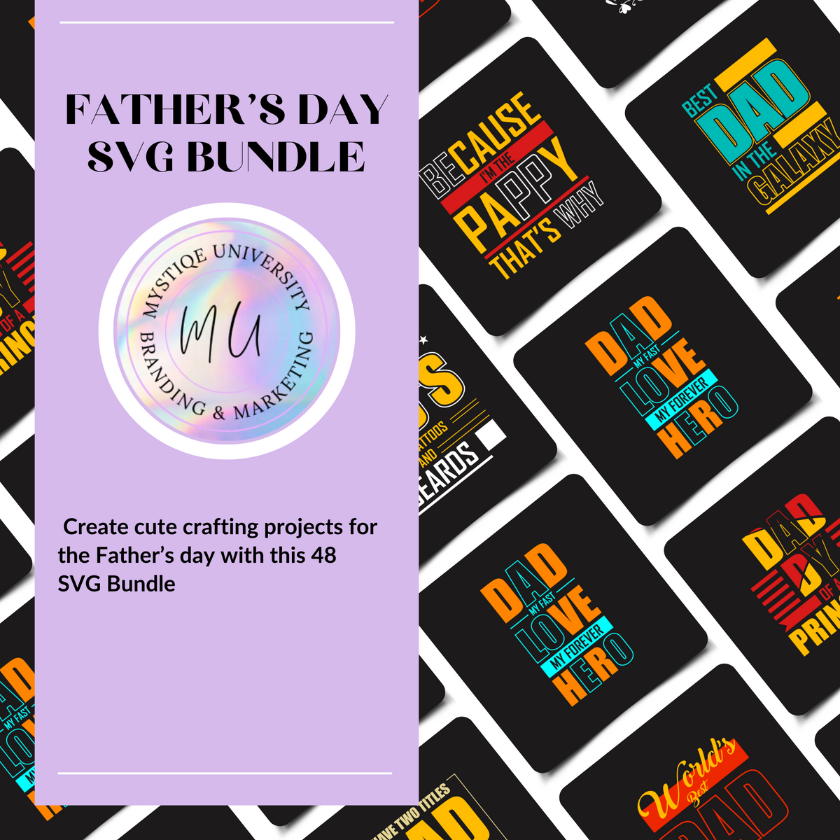 Father's Day 48 SVG Bundle