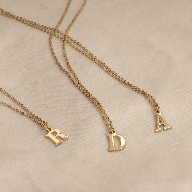 Capital Initial Letter Necklace