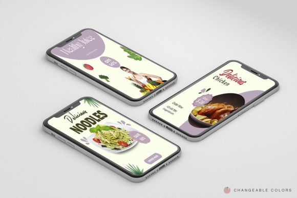 Food Blogger Instagram Templates