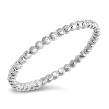 Stackable Ball Bead Eternity Ring