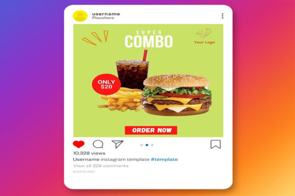 Food Blogger Instagram Templates