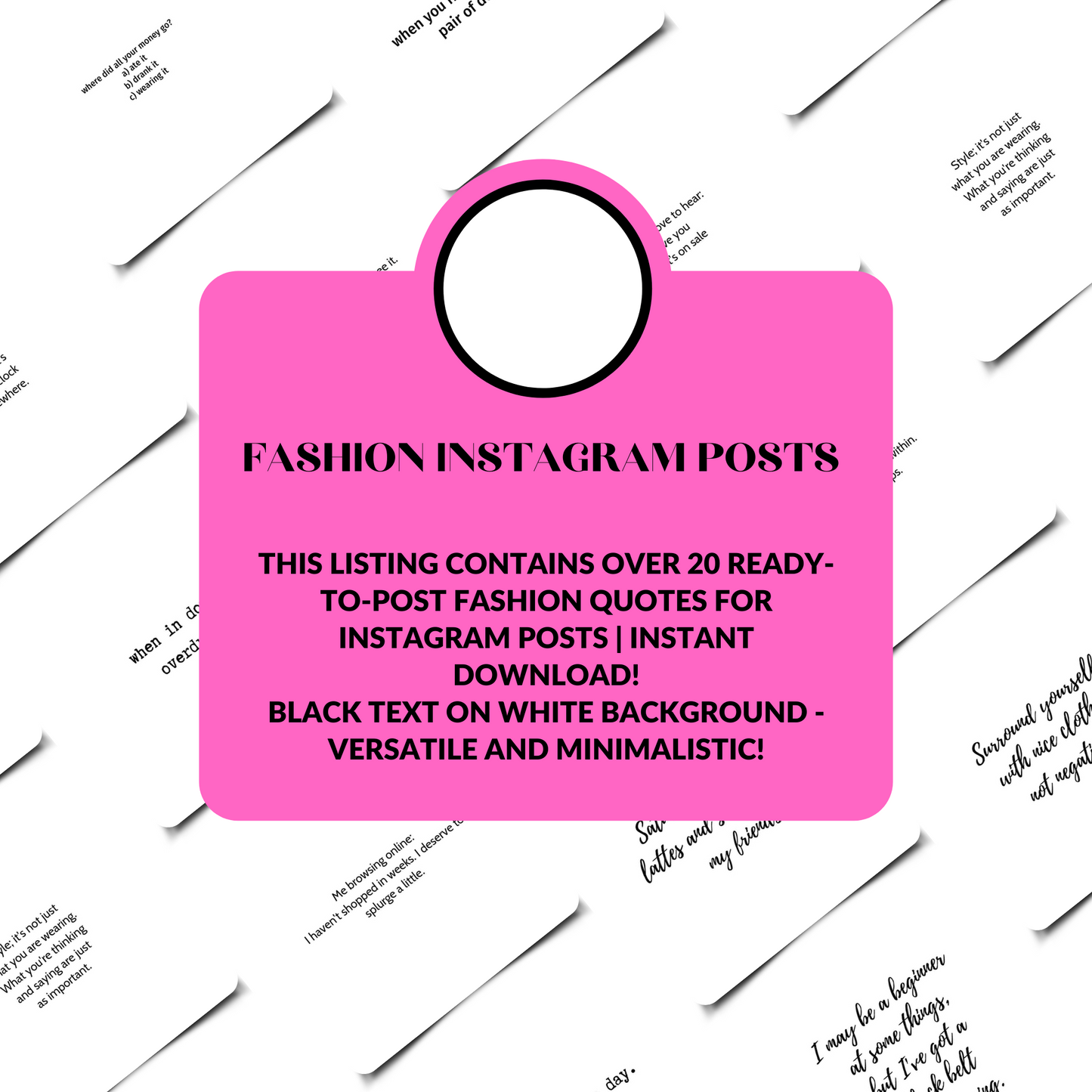 Fashion Quotes for Instagram