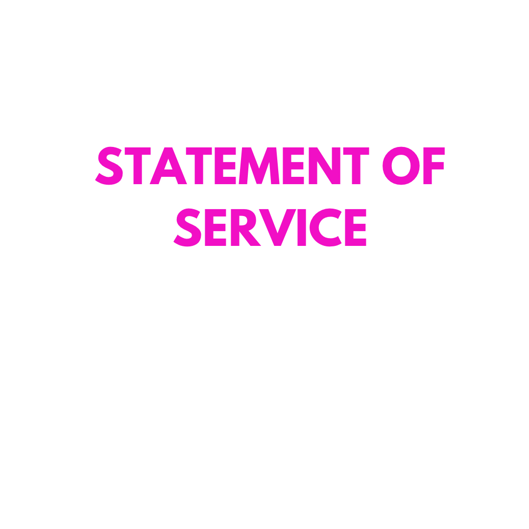 Statement of Service