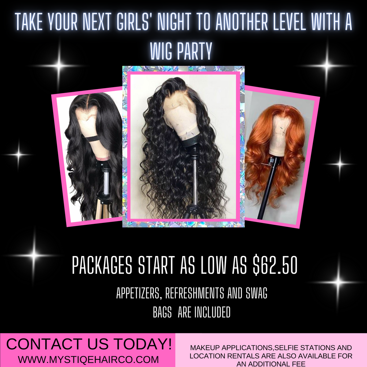 Girls’ Night Wig Party