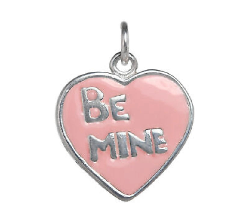 Be Mine Enamel Heart Charm