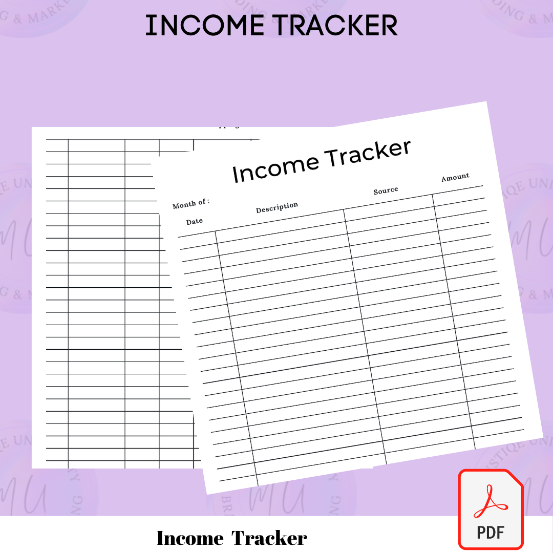 Income Tracker
