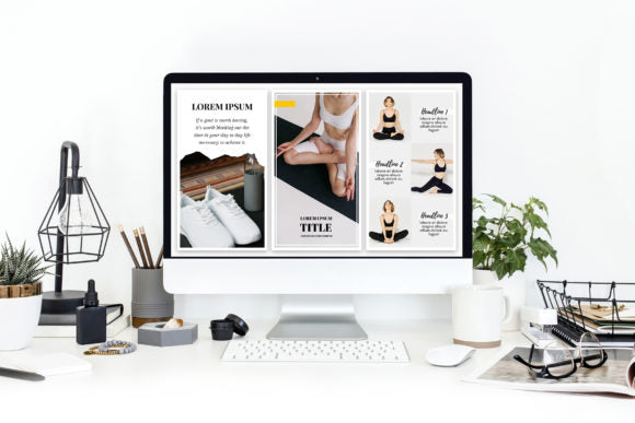 Fitness Instagram Story Canva Templates