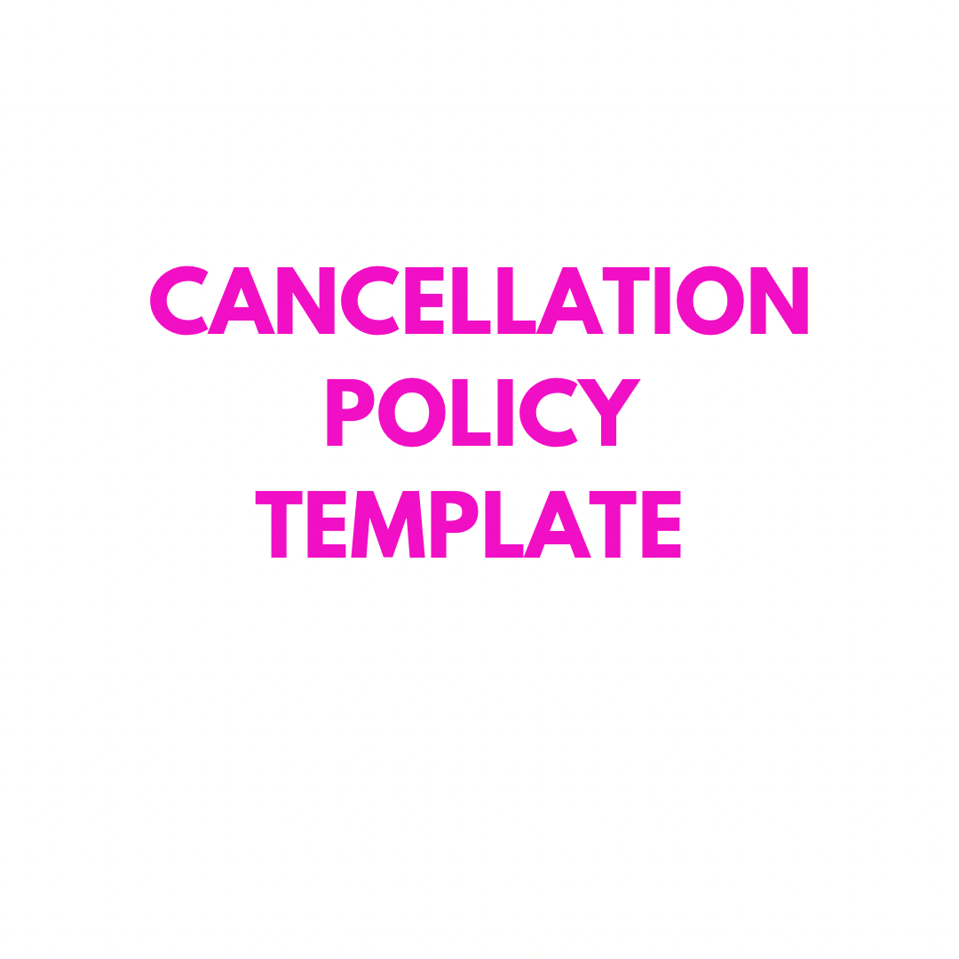 Plantilla de política de cancelación