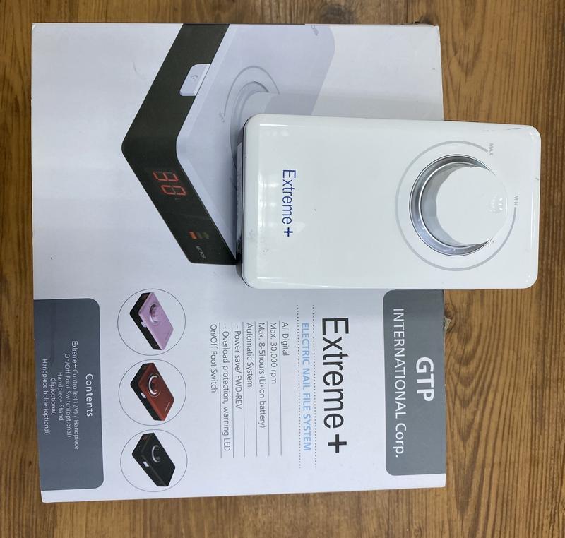 Extreme + K38 Portable Nail Podiatry Drill + Slim Handpiece + 3 FREE Bits