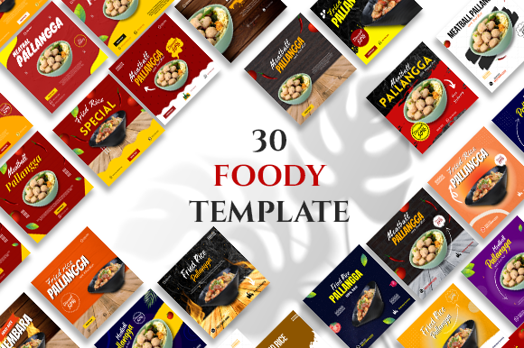 Foody Theme Canva Instagram Templates
