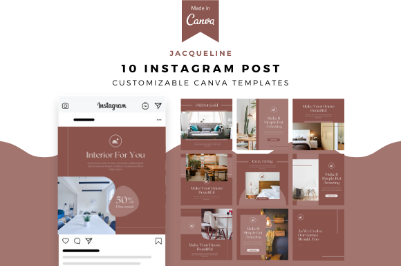 Jacqueline IG Post Canva Template