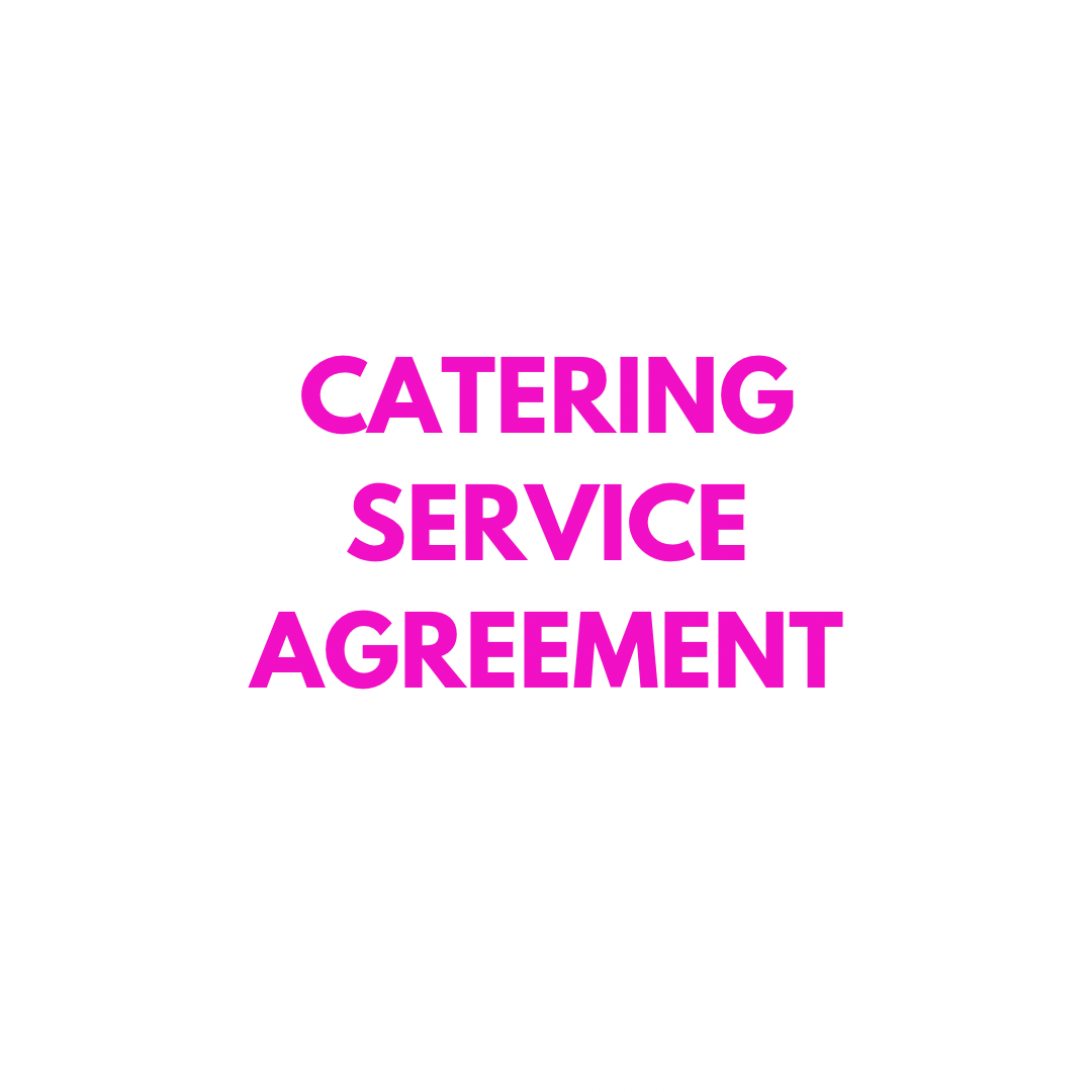 Acuerdo de servicios de catering