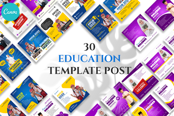 Plantillas de Instagram de Canva con temática educativa