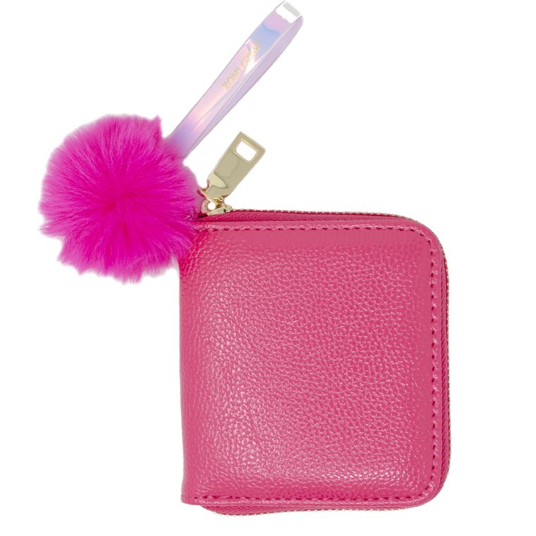 Kids Pink Leather Wallet
