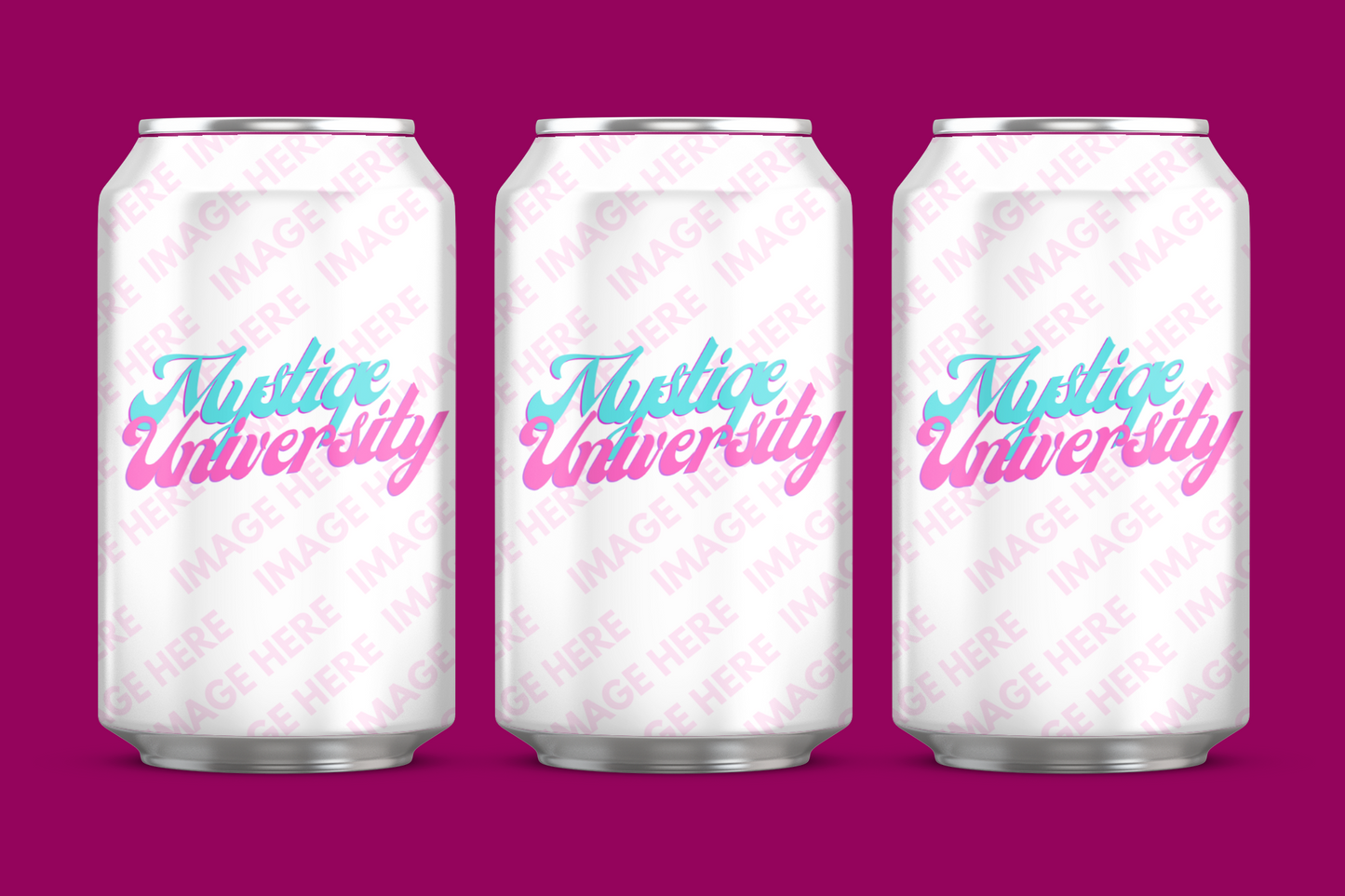 Maqueta de Lata Triple de Aluminio de 12oz