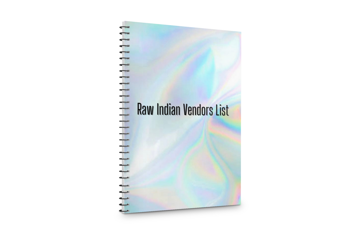 Raw Indian Vendor List