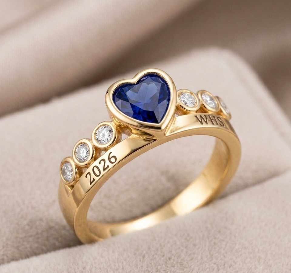 Graduates Crown Class Ring