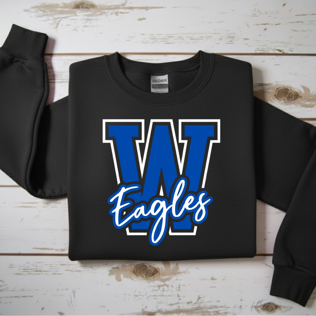 "Eagles" Initial Sweatshirt
