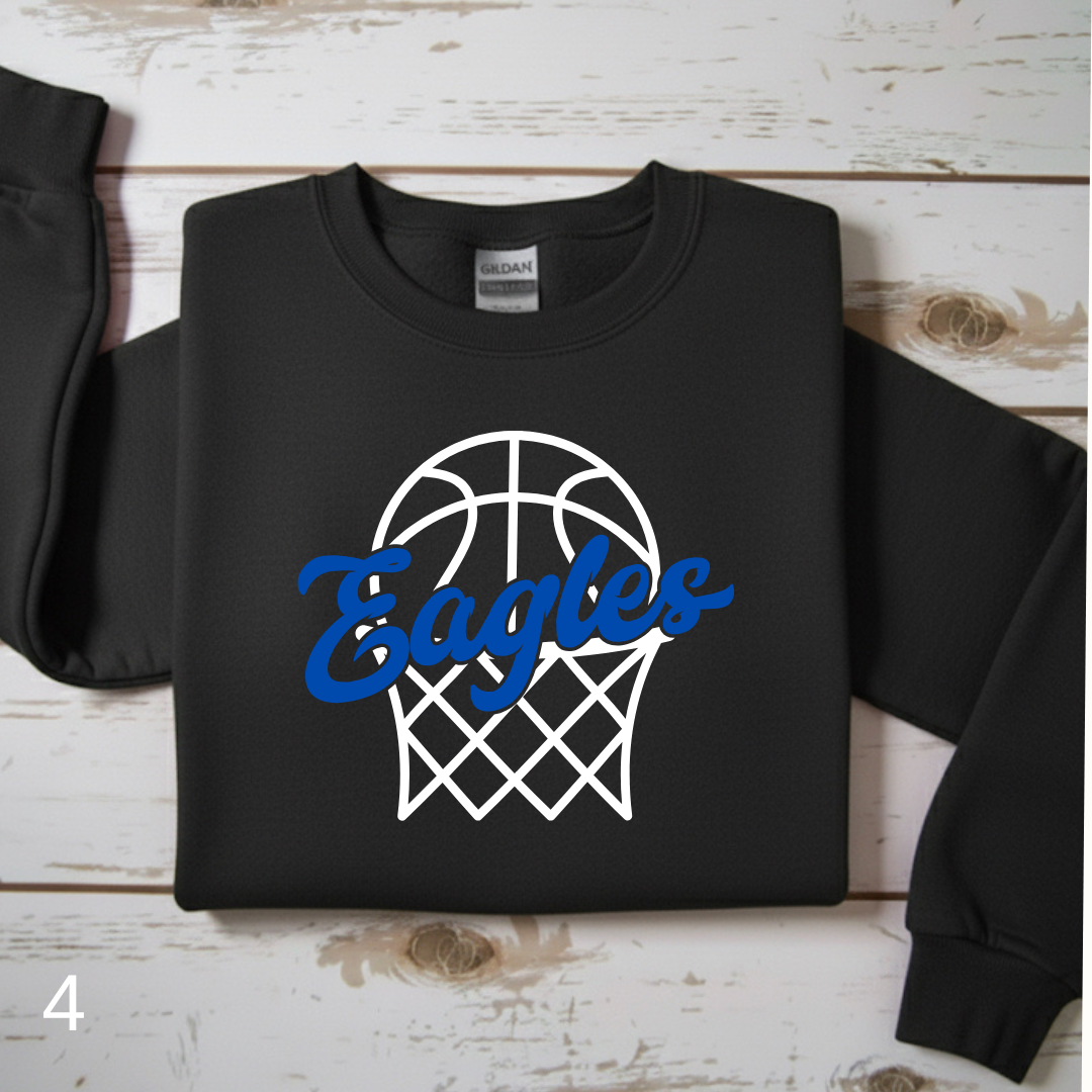 "Eagles" Basketball  Sweatshirt