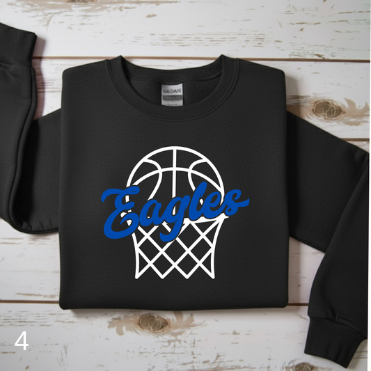 "Eagles" Basketball  Sweatshirt