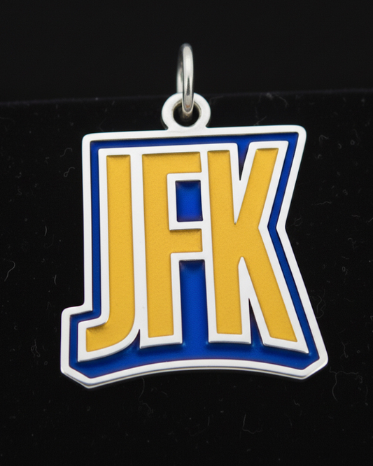 JFK Enamel Charm