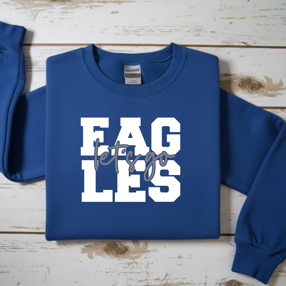 “Let’s Go Eagles" Team Spirit Sweatshirt