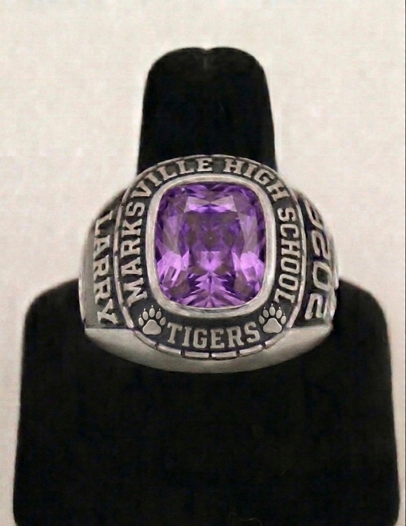 Marksville High School Tigers Men's Square Class Ring