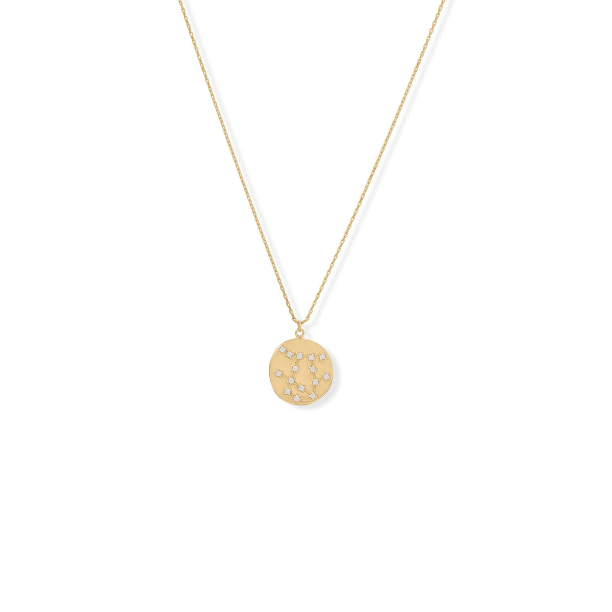 Cosmic Constellations! 16" + 2" Zodiac Coin Necklace (All Signs)