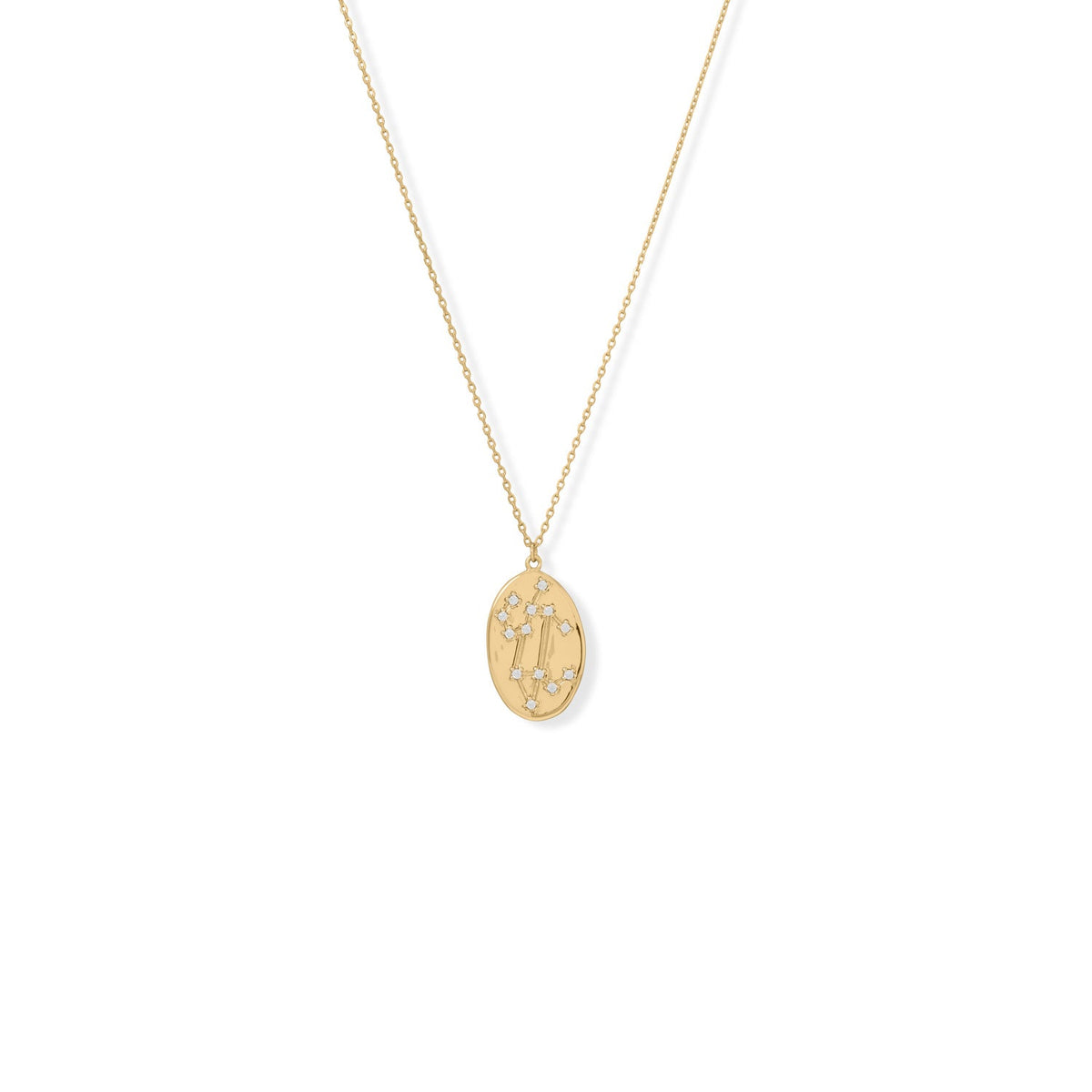 Cosmic Constellations! 16" + 2" Zodiac Coin Necklace (All Signs)