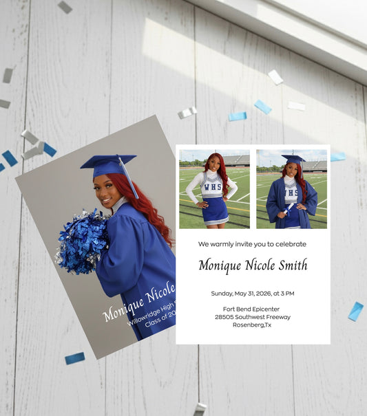 Custom Graduation Photo Announcements