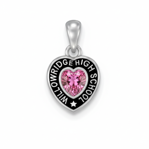 WHS Heart w/ Star Accent Class Necklace