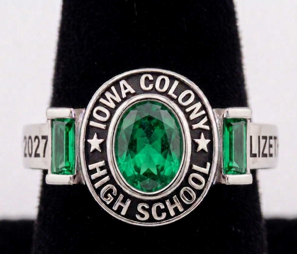 Legacy Emerald Class Ring