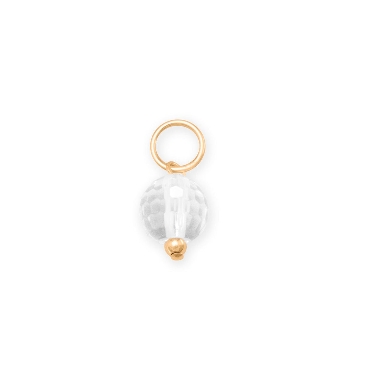 14/20 Gold Filled Gem Drop Birthstone Charm (January-December)