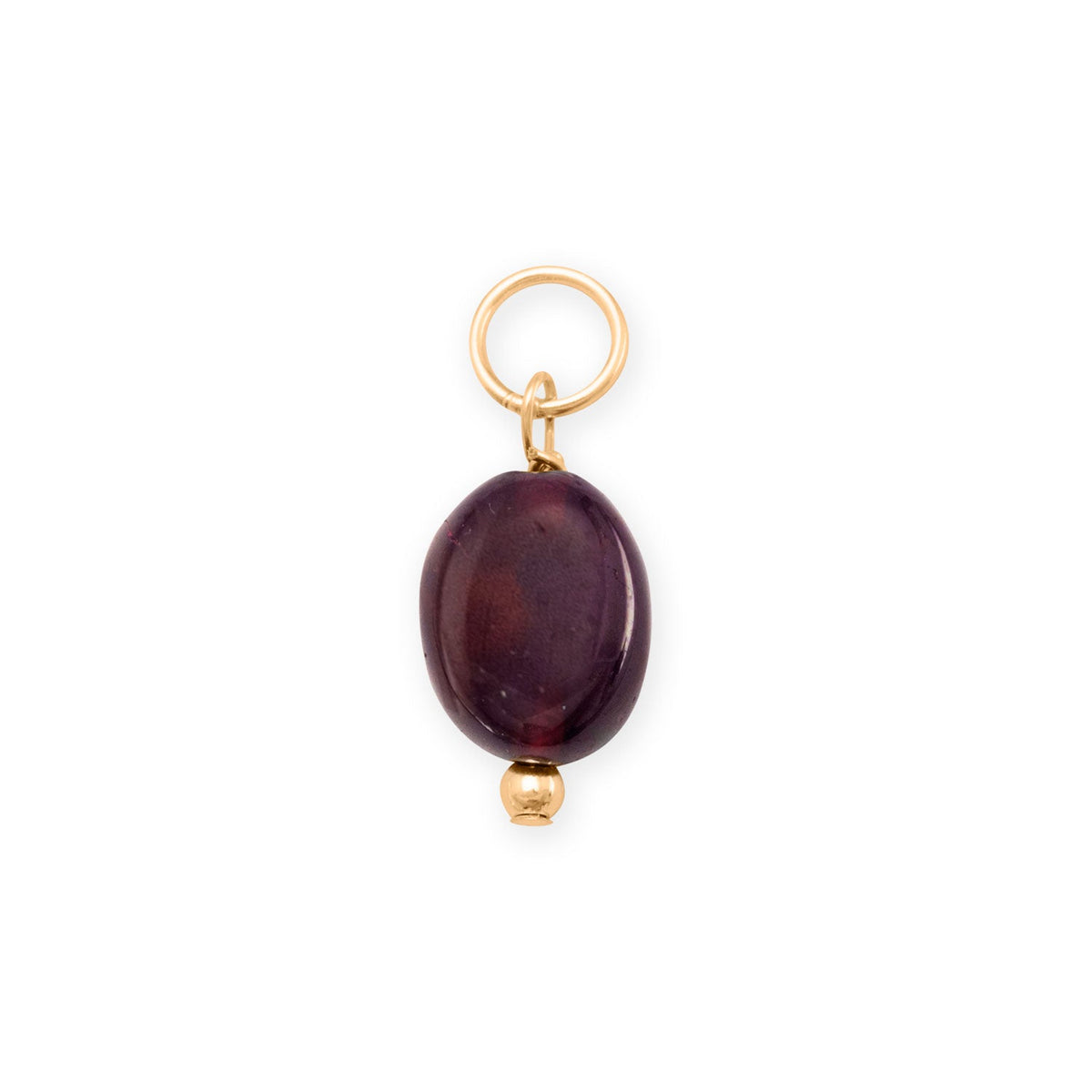 14/20 Gold Filled Gem Drop Birthstone Charm (January-December)
