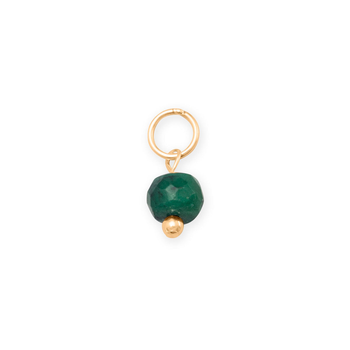14/20 Gold Filled Gem Drop Birthstone Charm (January-December)