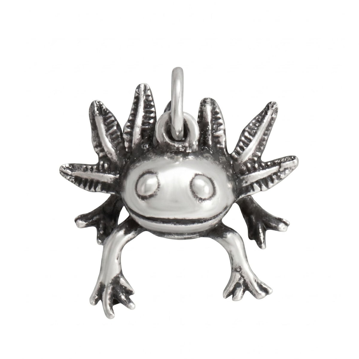 Oxidized 3D Axolotl Charm