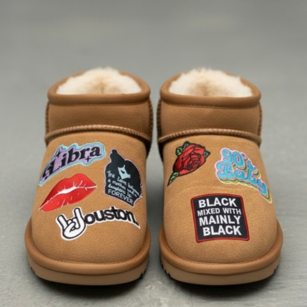 Handcrafted Patched Boots